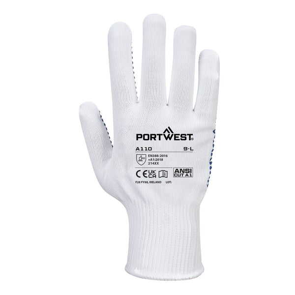 A110 Grip13 PVC Dotted Glove Glove Pack of 12