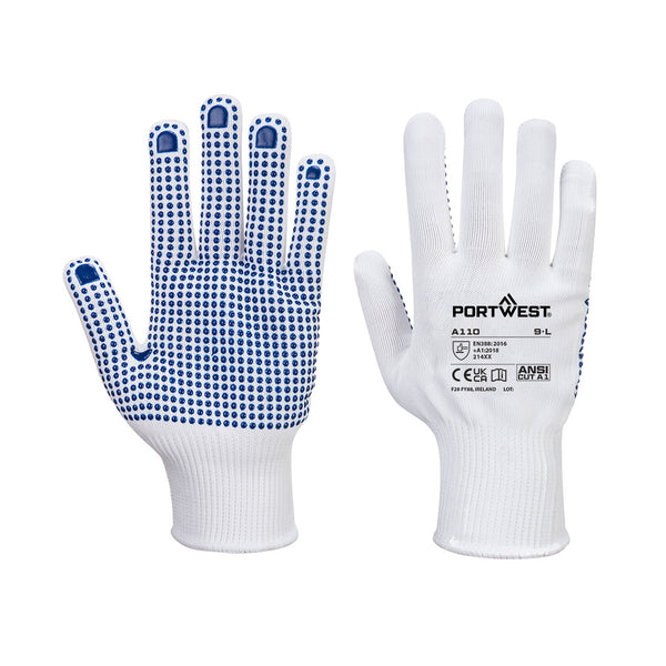 A110 Grip13 PVC Dotted Glove Glove Pack of 12