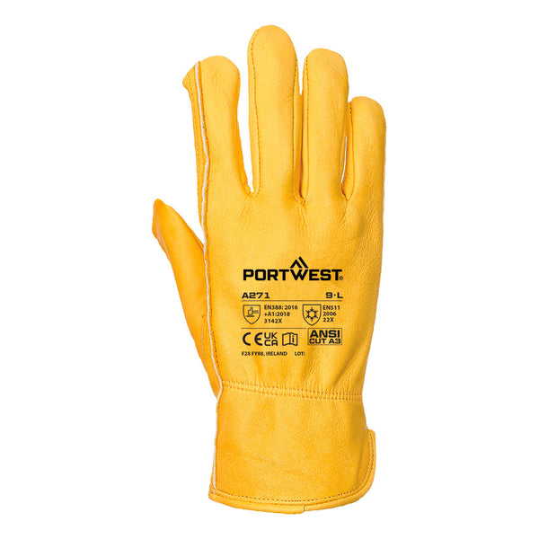 A271 Cold 200 Cow Grain Driver Glove