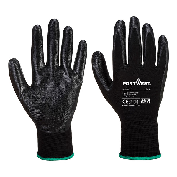 A320 Grip 13 Nitrile Foam Glove Pack of 12