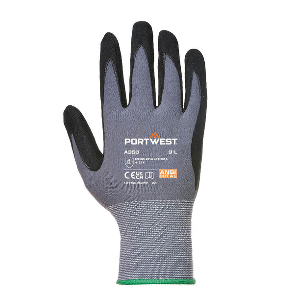 A350 Grip 15 Nitrile Sandy Glove Pack of 12
