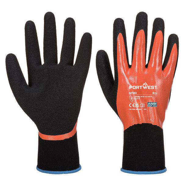 AP30 Grip 13 Nitrile Foam Aqua Glove Pack of 12