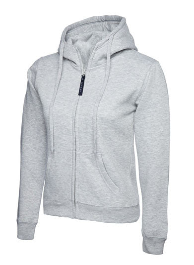 Ladies Full Zip Hooded Sweatshirt