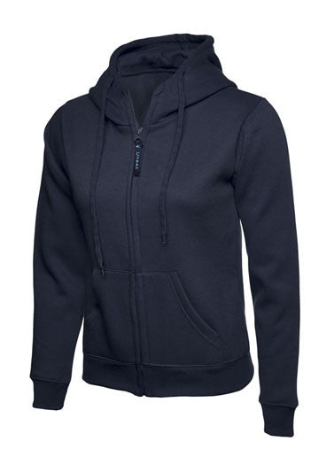 Ladies Full Zip Hooded Sweatshirt