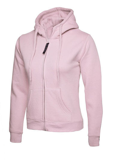 Ladies Full Zip Hooded Sweatshirt