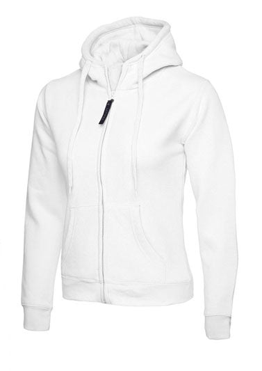 Ladies Full Zip Hooded Sweatshirt