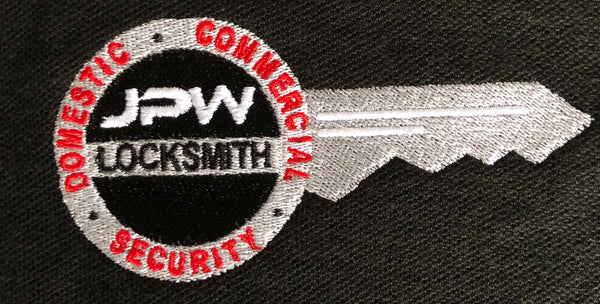 Embroidery Showcase: JPW Locksmith