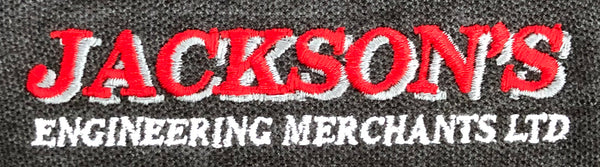 Embroidery Showcase: Jackson's Engineering Merchants