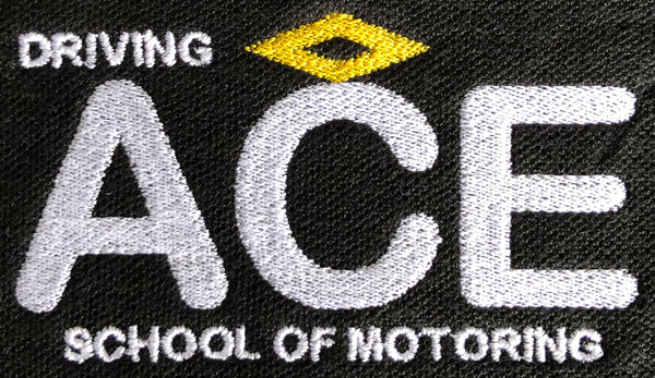 Embroidery Showcase: ACE Driving School