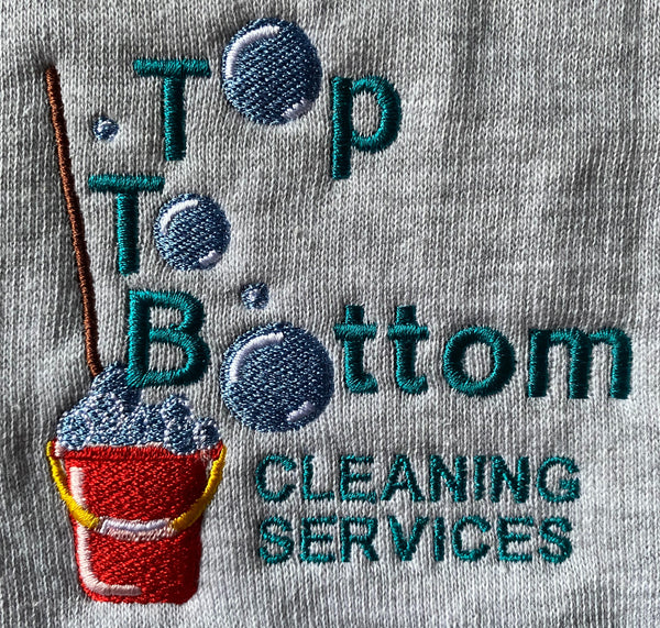 Embroidery Showcase: Top to Bottom Cleaning Services