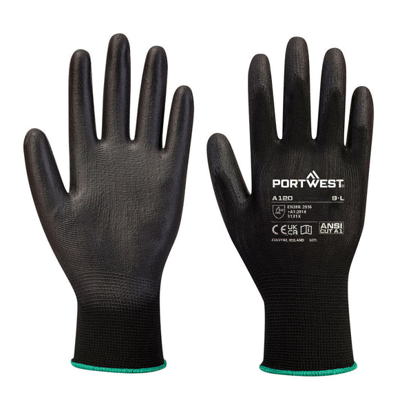 A120 PU Palm Gloves Pack of 12