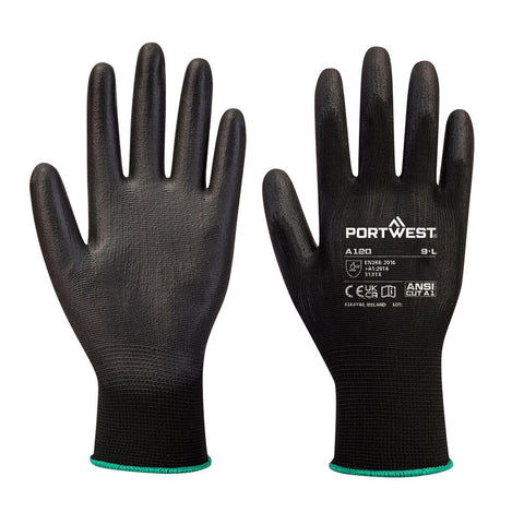 A120 PU Palm Gloves Pack of 12