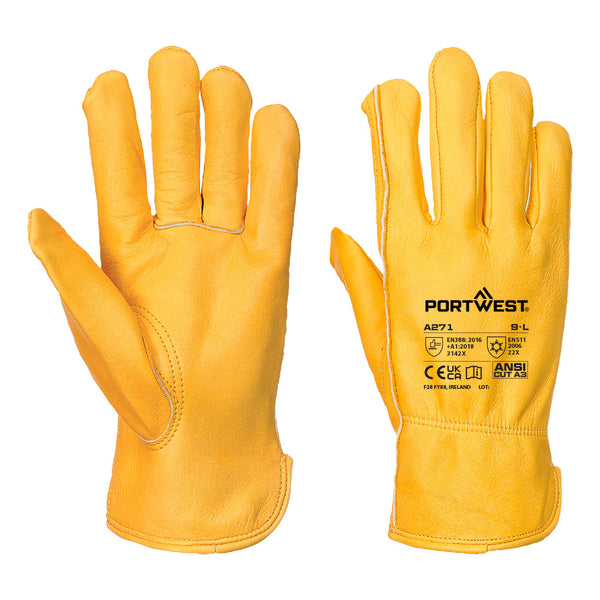 A271 Cold 200 Cow Grain Driver Glove