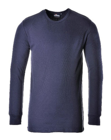 Thermal Navy Blue Long Sleeved T-Shirt