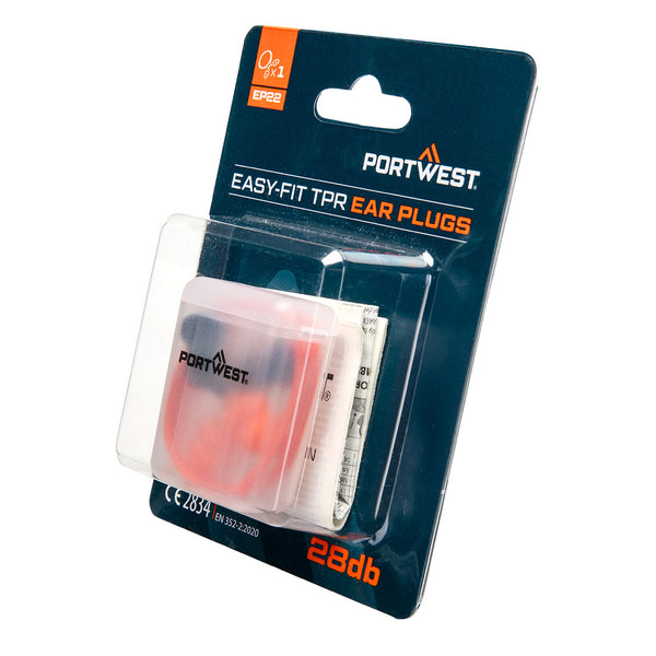 EP22 Reusable TPR  Corded Ear Plugs 1 pair