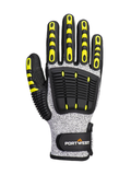 Building Services A722 Impact C13 Nitrile Sandy Reinforced Palm Glove