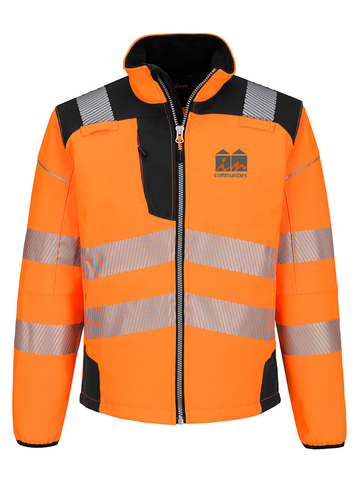Estates T402 Hi-Vis 3 Layer Softshell Jacket