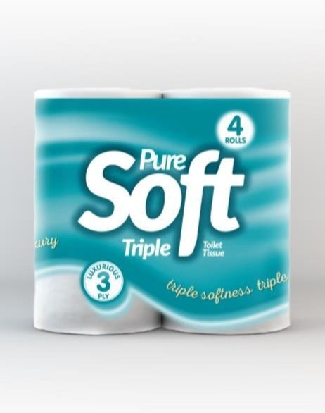 Puresoft 3 Ply Toilet Roll  (COLLECTION ONLY)