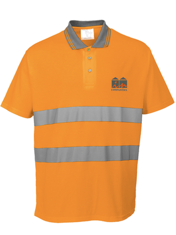 Estates Cotton Comfort Hi-Visibility Polo Shirt