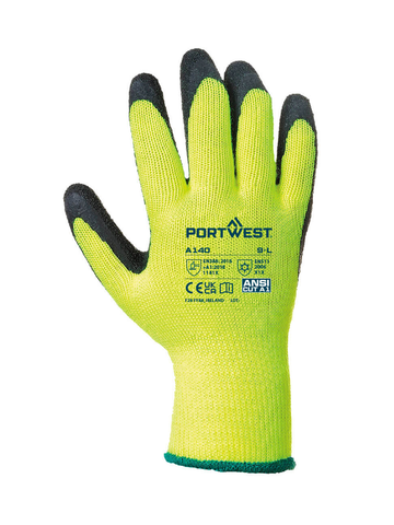 Building Services A140 Cold 10 Latex Crinkle Glove Pack of 12