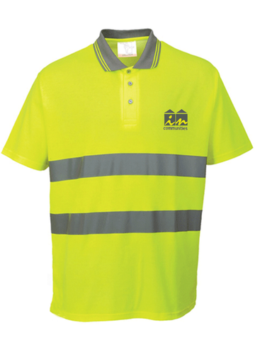 Estates Cotton Comfort Hi-Visibility Polo Shirt