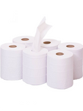 White Centre Feed Roll Pack of 6  (COLLECTION ONLY)
