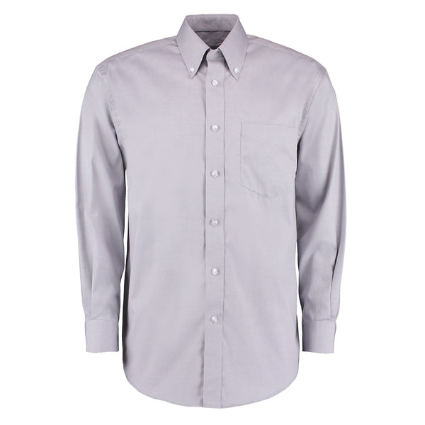 Kustom Kit Premium Long Sleeve Classic Fit Oxford Shirt