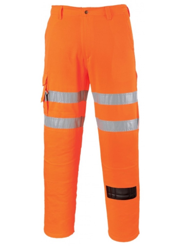 Portwest Rail Combat Hi Vis Trousers - Regular Leg