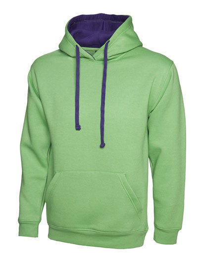 Contrast Hooded Sweatshirt
