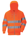 Hi-Visibility Zip Front Hoodie