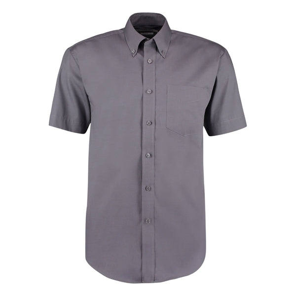 Kustom Kit Premium Short Sleeve Classic Fit Oxford Shirt