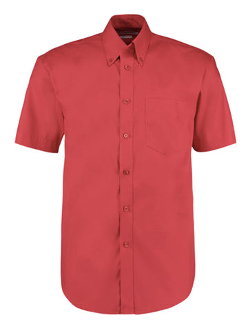 Kustom Kit Premium Short Sleeve Classic Fit Oxford Shirt