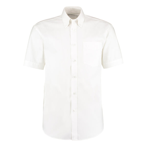 Kustom Kit Premium Short Sleeve Classic Fit Oxford Shirt