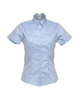 Kustom Kit Ladies Premium Short Sleeve Tailored Oxford Shirt