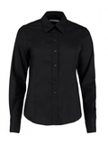 Kustom Kit Ladies Premium Long Sleeve Tailored Oxford Shirt