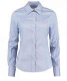 Kustom Kit Ladies Premium Long Sleeve Tailored Oxford Shirt