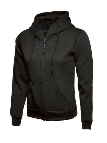 Ladies Full Zip Hooded Sweatshirt